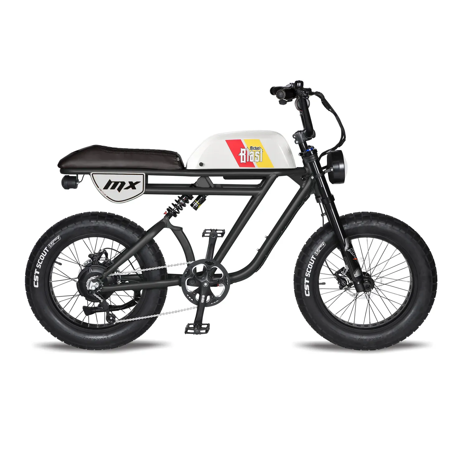 Michael Blast 750W 48V Outsider MX Fat Tire Electric Bike