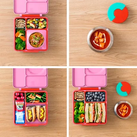 OmieBox 2.0 Smarter Bundle - Bento Box, Tote & Cutlery