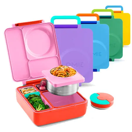 OmieBox 2.0 Smarter Bundle - Bento Box, Tote & Cutlery