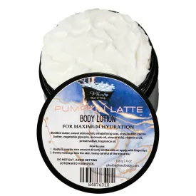 Pumpkin Latte Organic Moisturizing Body Lotion Shea Cocoa Butter Avocado Oil 4 oz