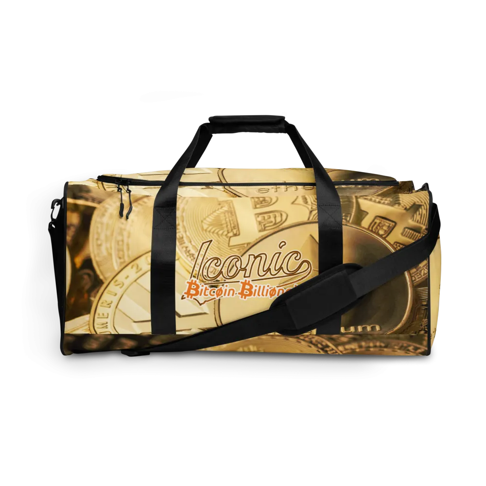 ROYAL ICONIC | Bitcoin Billionaire Money Manifest Duffle Bag The New Economy Iconic BB's Crypto Cash Secure the Bag | Btc Bills Variants