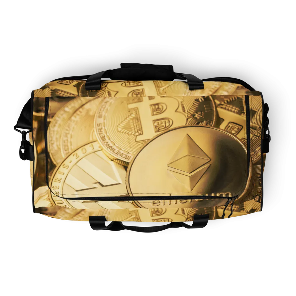 ROYAL ICONIC | Bitcoin Billionaire Money Manifest Duffle Bag The New Economy Iconic BB's Crypto Cash Secure the Bag | Btc Bills Variants
