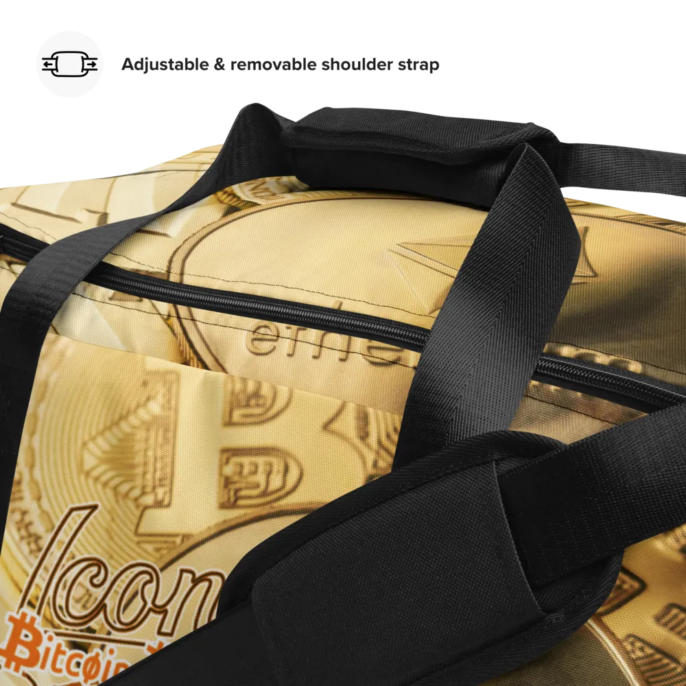 ROYAL ICONIC | Bitcoin Billionaire Money Manifest Duffle Bag The New Economy Iconic BB's Crypto Cash Secure the Bag | Btc Bills Variants