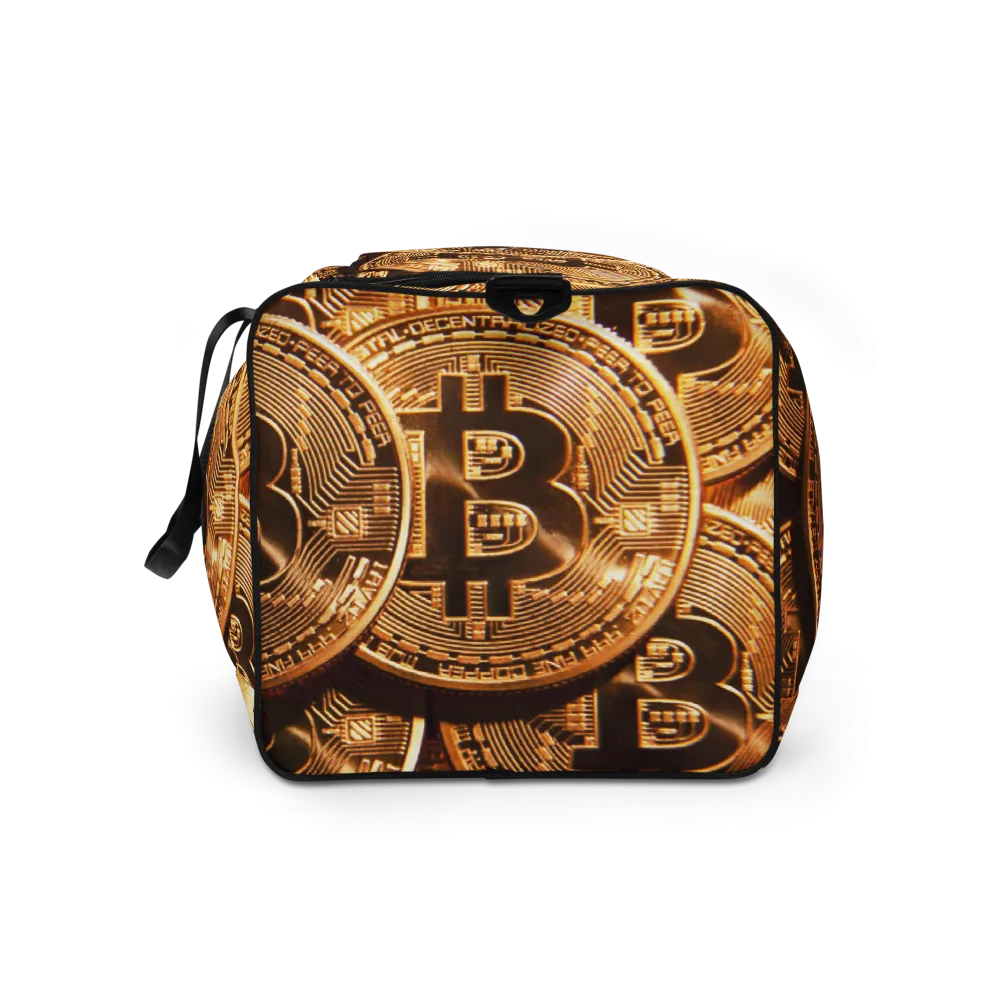 ROYAL ICONIC | Bitcoin Billionaire Money Manifest Duffle Bag The New Economy Iconic BB's Crypto Cash Secure the Bag | Btc Digital Gold Variants