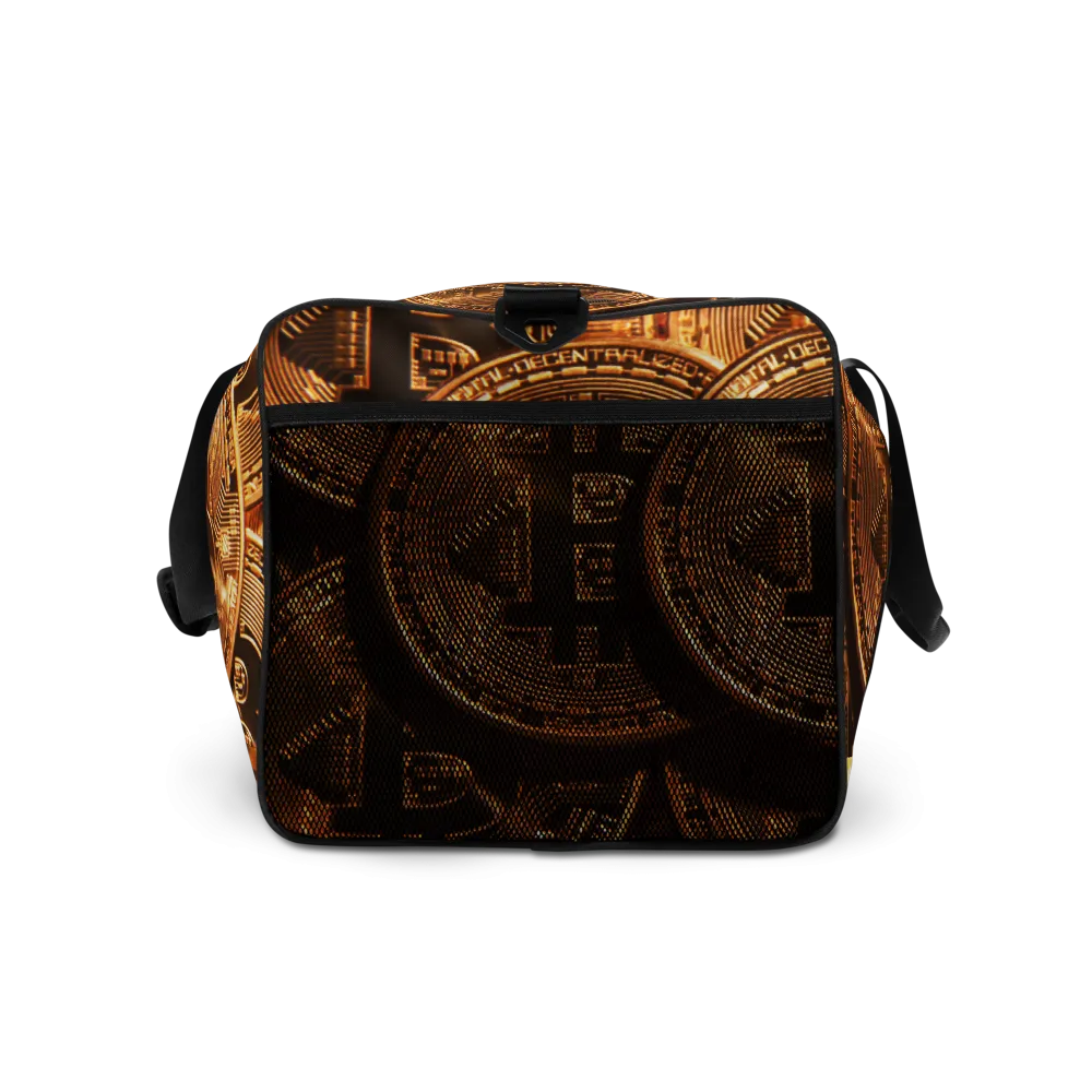 ROYAL ICONIC | Bitcoin Billionaire Money Manifest Duffle Bag The New Economy Iconic BB's Crypto Cash Secure the Bag | Btc Digital Gold Variants