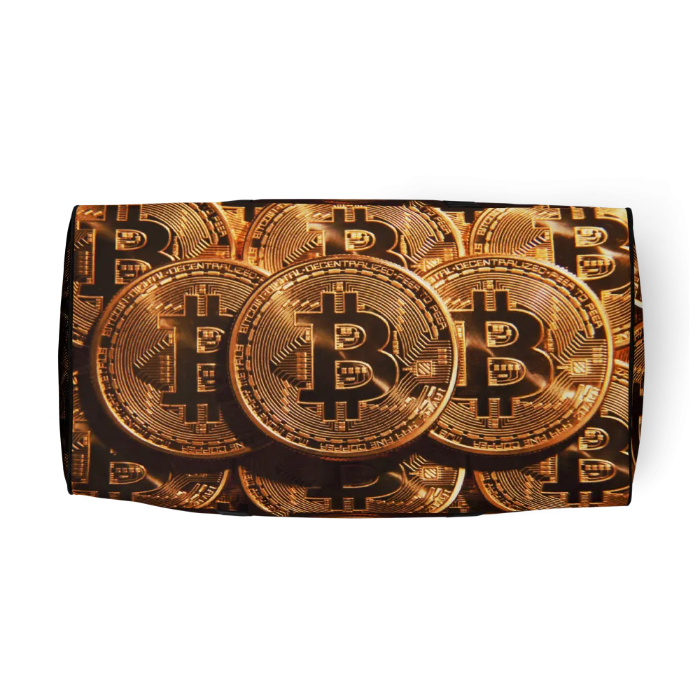 ROYAL ICONIC | Bitcoin Billionaire Money Manifest Duffle Bag The New Economy Iconic BB's Crypto Cash Secure the Bag | Btc Digital Gold Variants