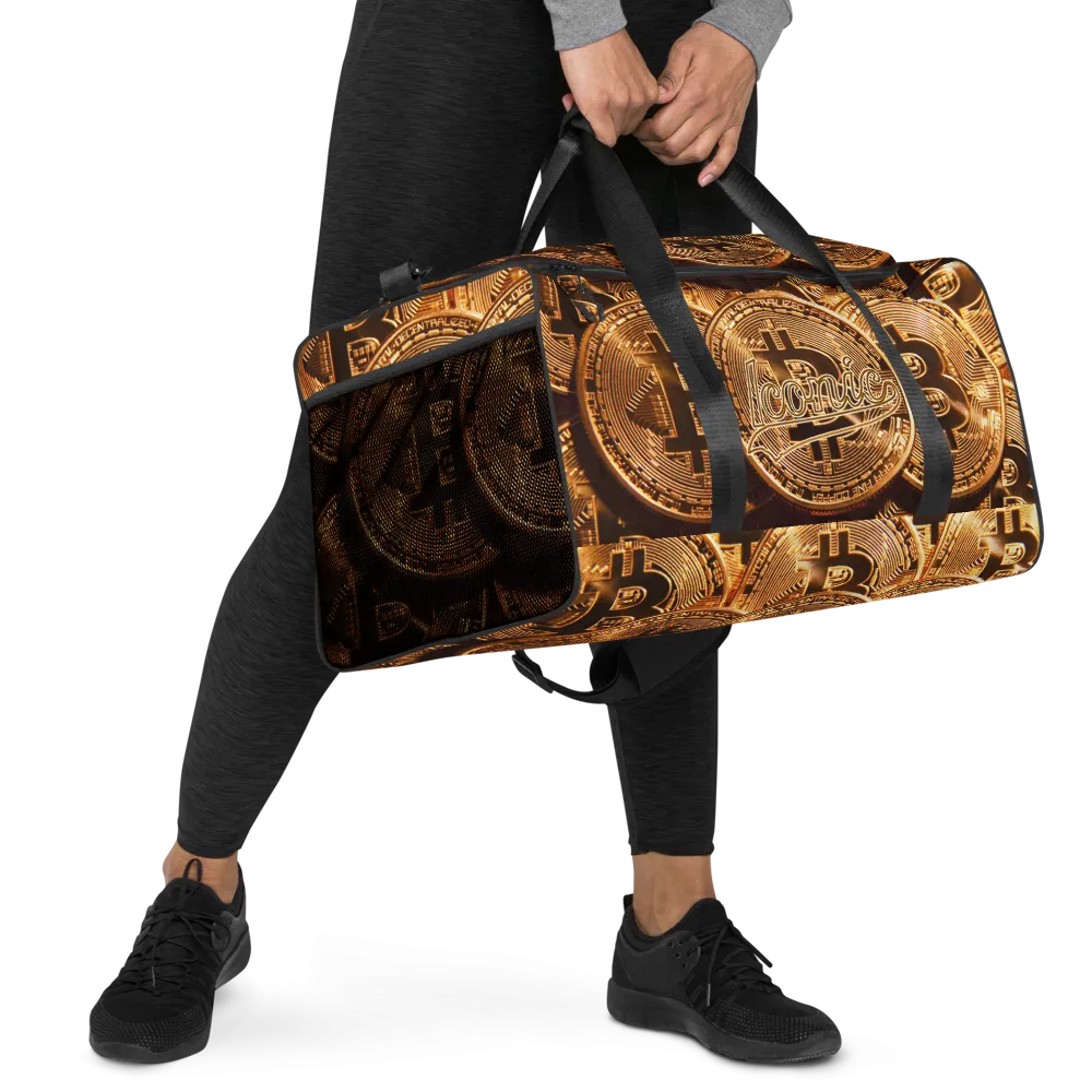 ROYAL ICONIC | Bitcoin Billionaire Money Manifest Duffle Bag The New Economy Iconic BB's Crypto Cash Secure the Bag | Btc Gold Standard Variants