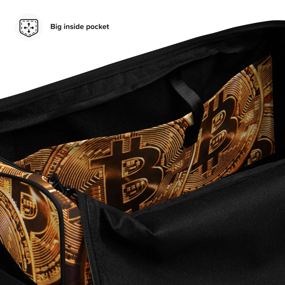 ROYAL ICONIC | Bitcoin Billionaire Money Manifest Duffle Bag The New Economy Iconic BB's Crypto Cash Secure the Bag | Btc Gold Standard Variants