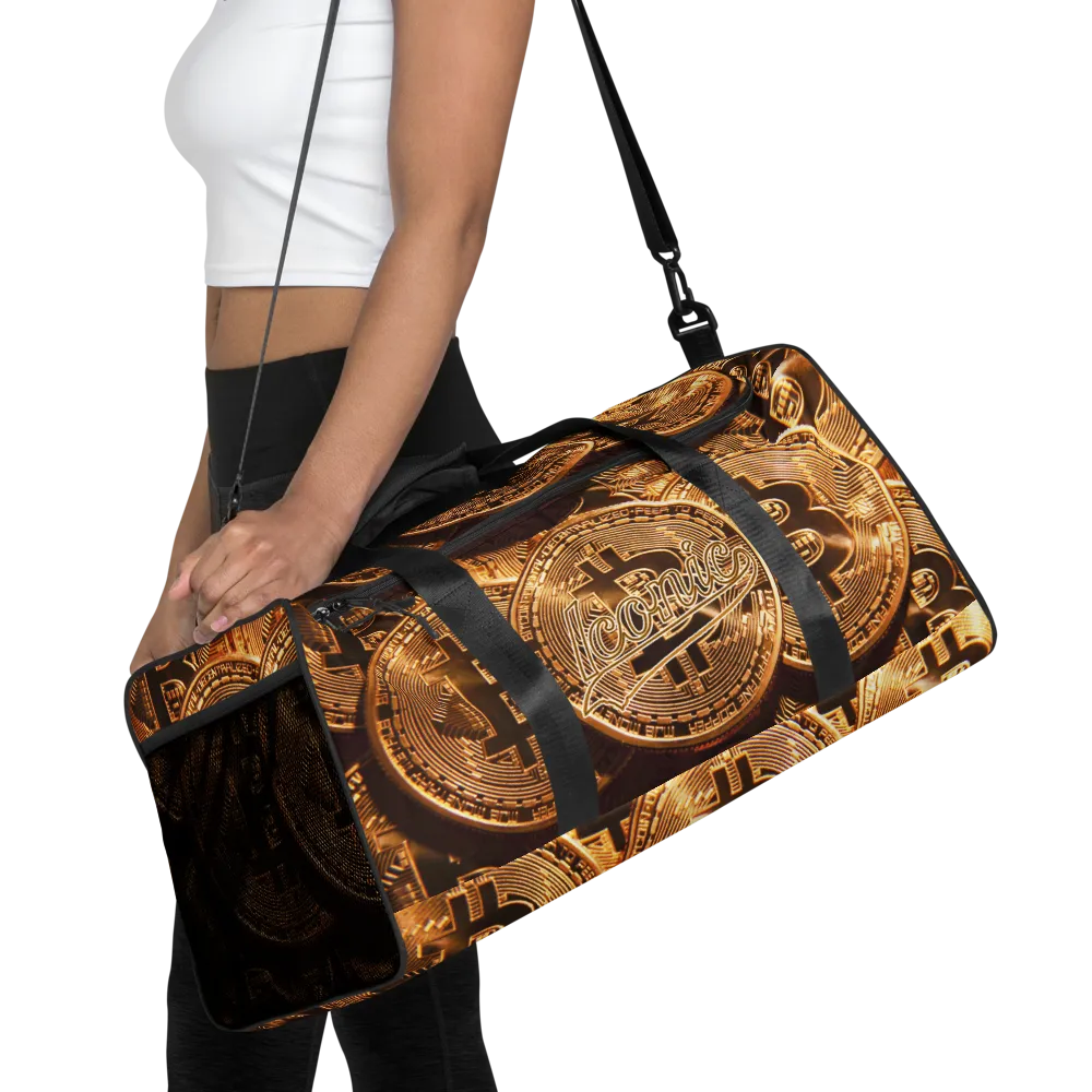 ROYAL ICONIC | Bitcoin Billionaire Money Manifest Duffle Bag The New Economy Iconic BB's Crypto Cash Secure the Bag | Btc Gold Standard Variants