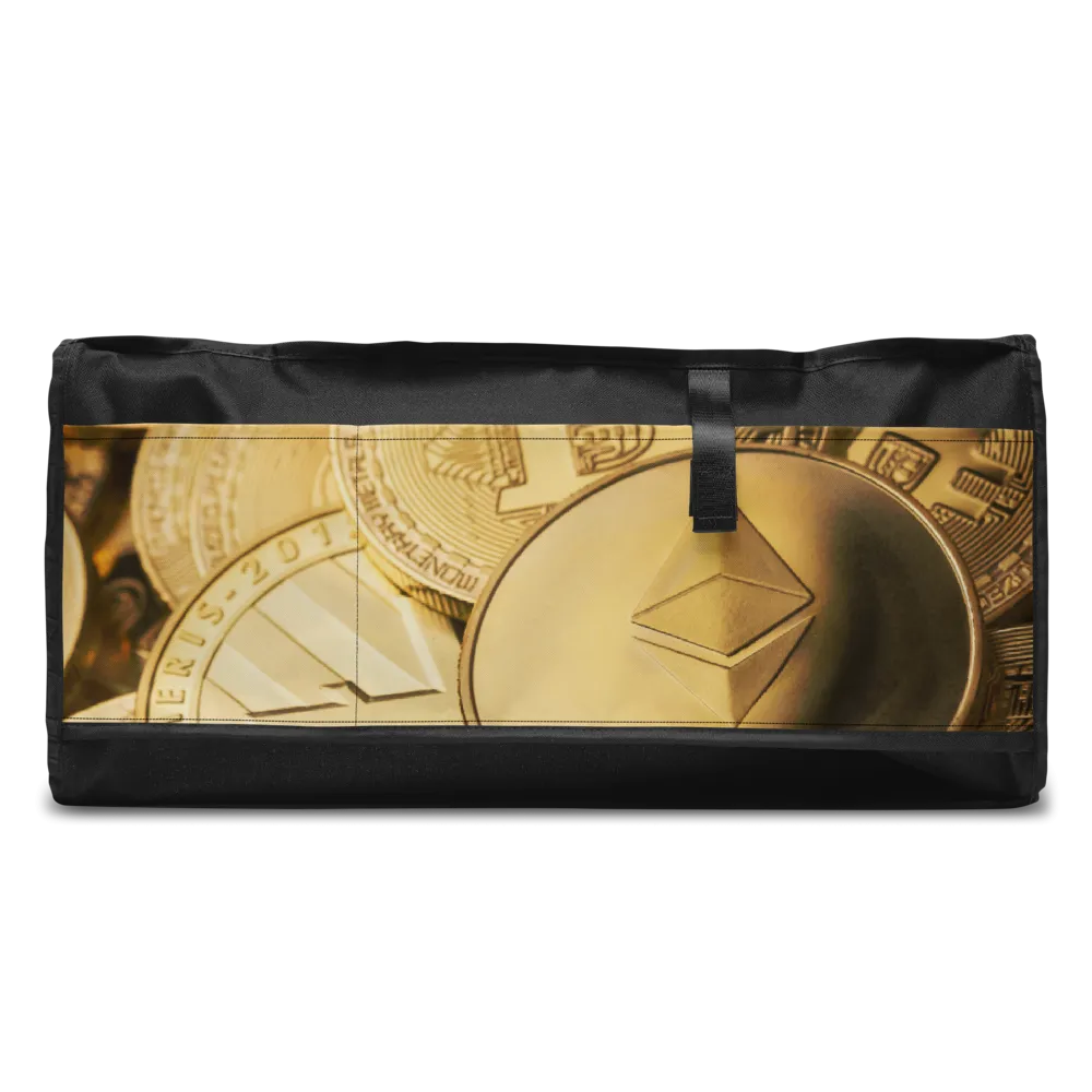 ROYAL ICONIC | Bitcoin Billionaire Money Manifest Duffle Bag The New Economy Iconic BB's Crypto Cash Secure the Bag | Gold Standard Variants