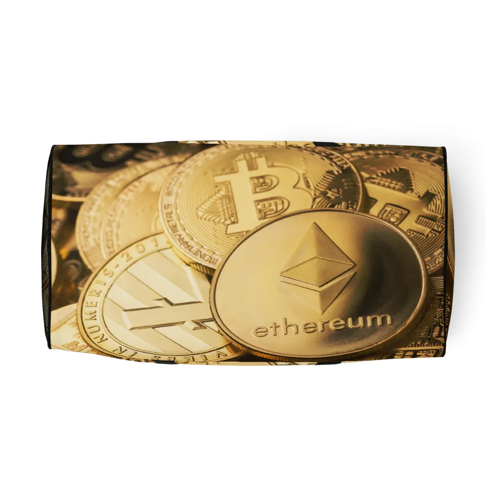 ROYAL ICONIC | Bitcoin Billionaire Money Manifest Duffle Bag The New Economy Iconic BB's Crypto Cash Secure the Bag | Gold Standard Variants