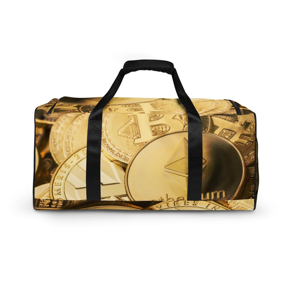 ROYAL ICONIC | Bitcoin Billionaire Money Manifest Duffle Bag The New Economy Iconic BB's Crypto Cash Secure the Bag | Gold Standard Variants