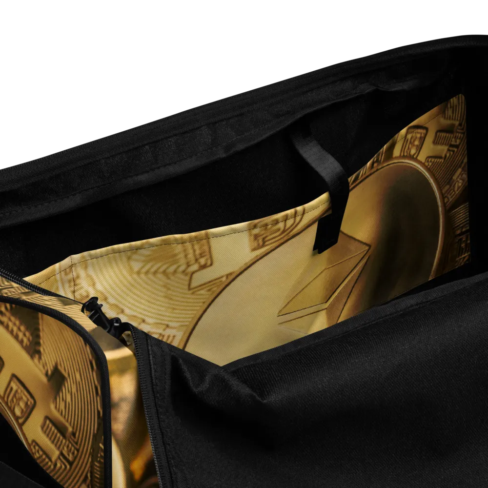 ROYAL ICONIC | Bitcoin Billionaire Money Manifest Duffle Bag The New Economy Iconic BB's Crypto Cash Secure the Bag | Gold Standard Variants
