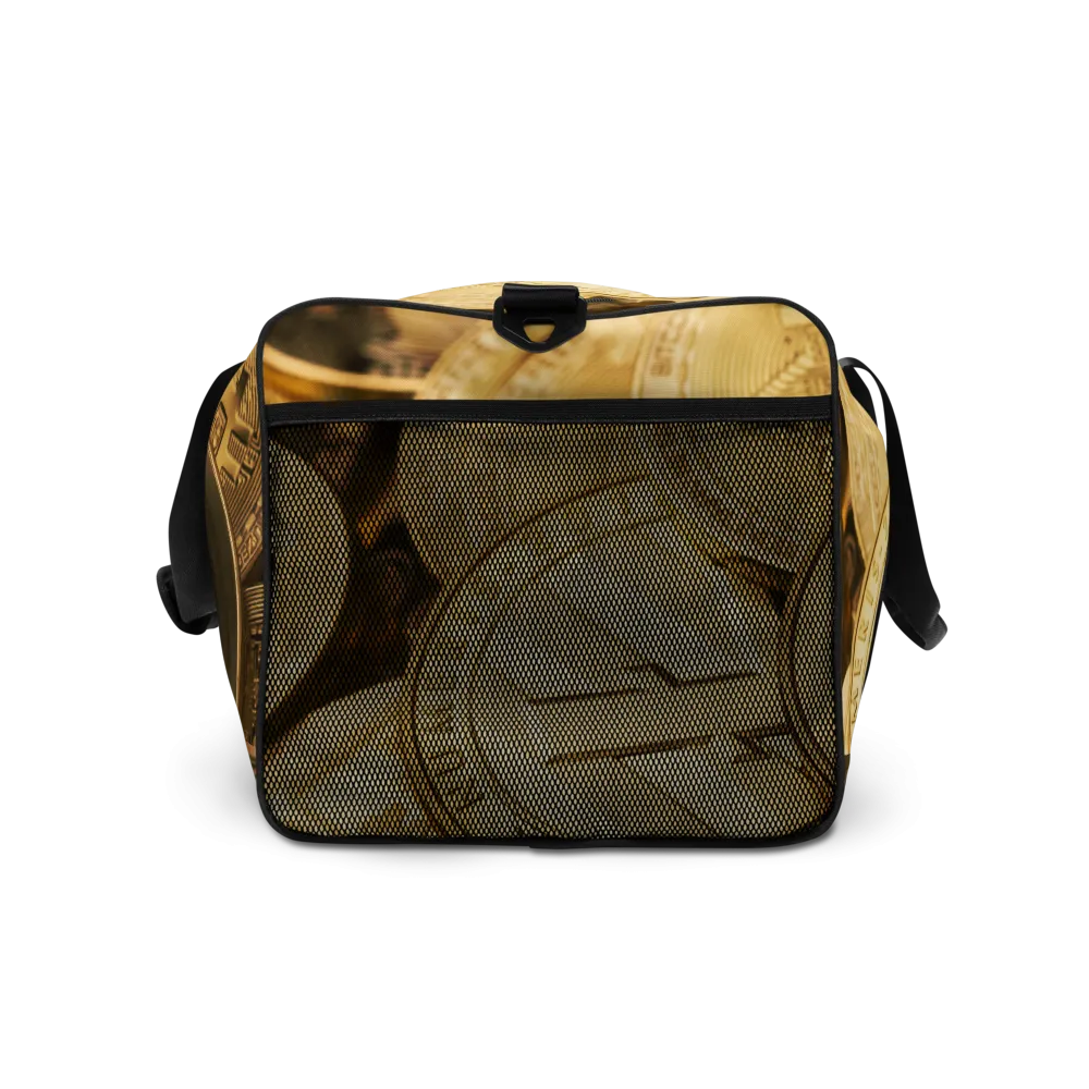 ROYAL ICONIC | Bitcoin Billionaire Money Manifest Duffle Bag The New Economy Iconic BB's Crypto Cash Secure the Bag | Gold Standard Variants