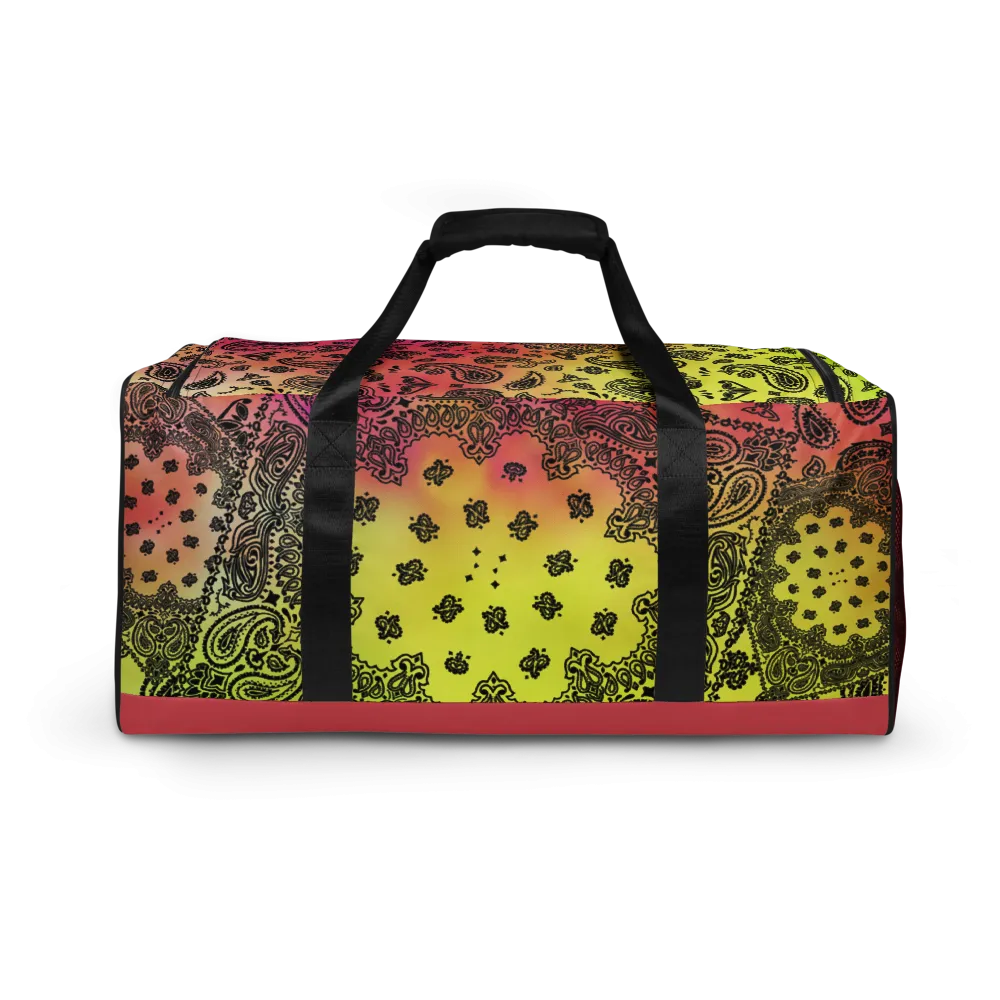 ROYAL ICONIC | OG Candy Bandana Tie Dye Paisley Cloud Dye Skate Bag Gang Gang Duffel Bag Pink Lemonade Banana Cabaret Retro Baseball Logo