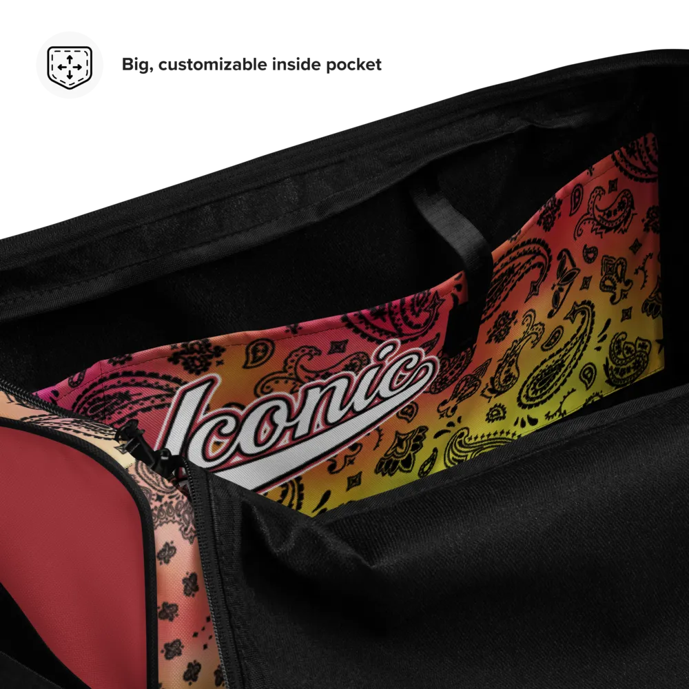 ROYAL ICONIC | OG Candy Bandana Tie Dye Paisley Cloud Dye Skate Bag Gang Gang Duffel Bag Pink Lemonade Banana Cabaret Retro Baseball Logo