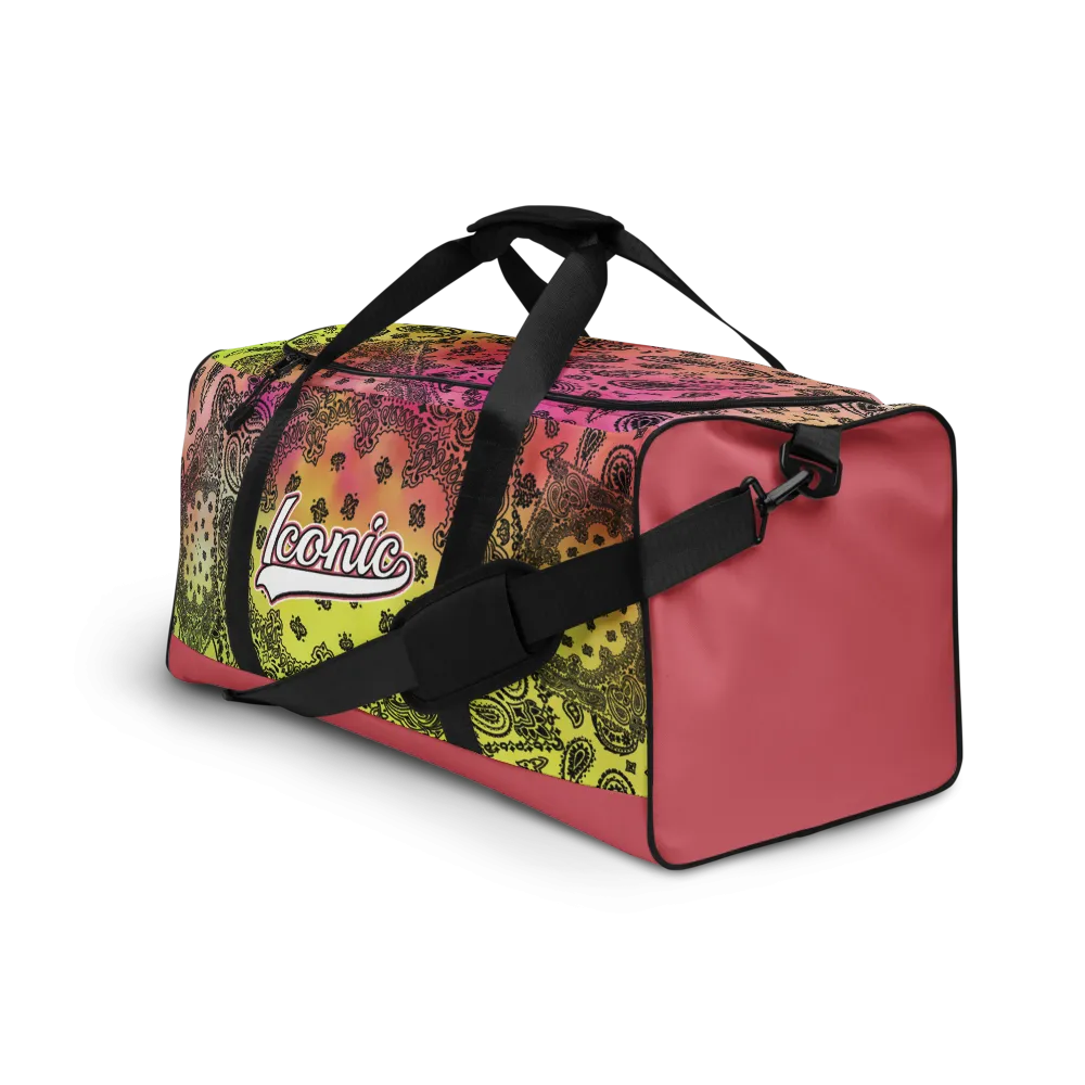 ROYAL ICONIC | OG Candy Bandana Tie Dye Paisley Cloud Dye Skate Bag Gang Gang Duffel Bag Pink Lemonade Banana Cabaret Retro Baseball Logo