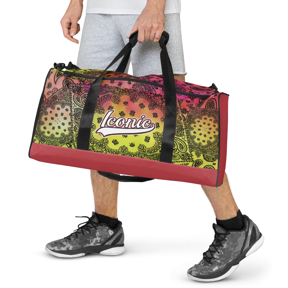 ROYAL ICONIC | OG Candy Bandana Tie Dye Paisley Cloud Dye Skate Bag Gang Gang Duffel Bag Pink Lemonade Banana Cabaret Retro Baseball Logo