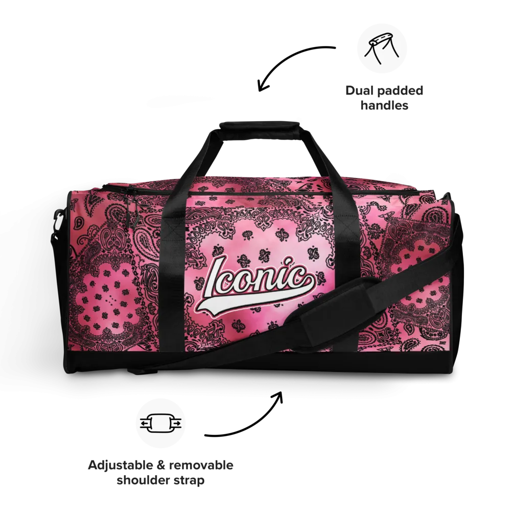 ROYAL ICONIC | OG Candy Bandana Tie Dye Paisley Cloud Dye Skate Bag Gang Gang Duffel Bag Pretty in Pink Sugar Color Cloud Baseball Logo