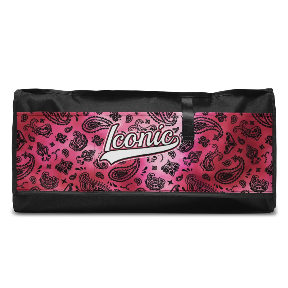 ROYAL ICONIC | OG Candy Bandana Tie Dye Paisley Cloud Dye Skate Bag Gang Gang Duffel Bag Pretty in Pink Sugar Color Cloud Baseball Logo