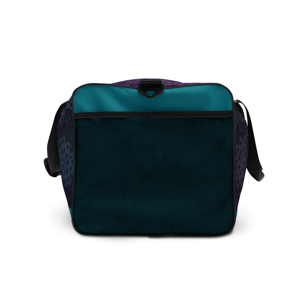 ROYAL ICONIC | OG Candy Bandana Tie Dye Paisley Cloud Dye Skate Bag Gang Gang Duffel Bag Purple Hendrixx Retro Baseball Logo
