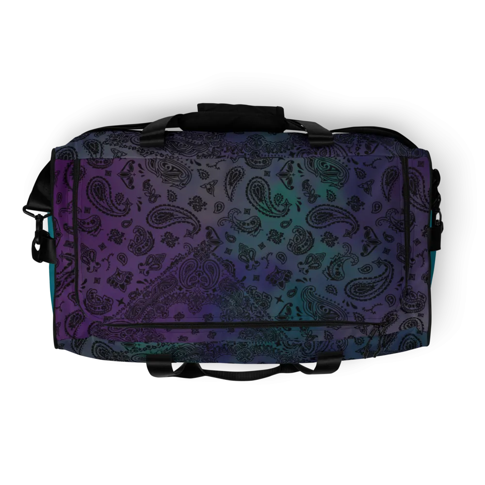 ROYAL ICONIC | OG Candy Bandana Tie Dye Paisley Cloud Dye Skate Bag Gang Gang Duffel Bag Purple Hendrixx Retro Baseball Logo