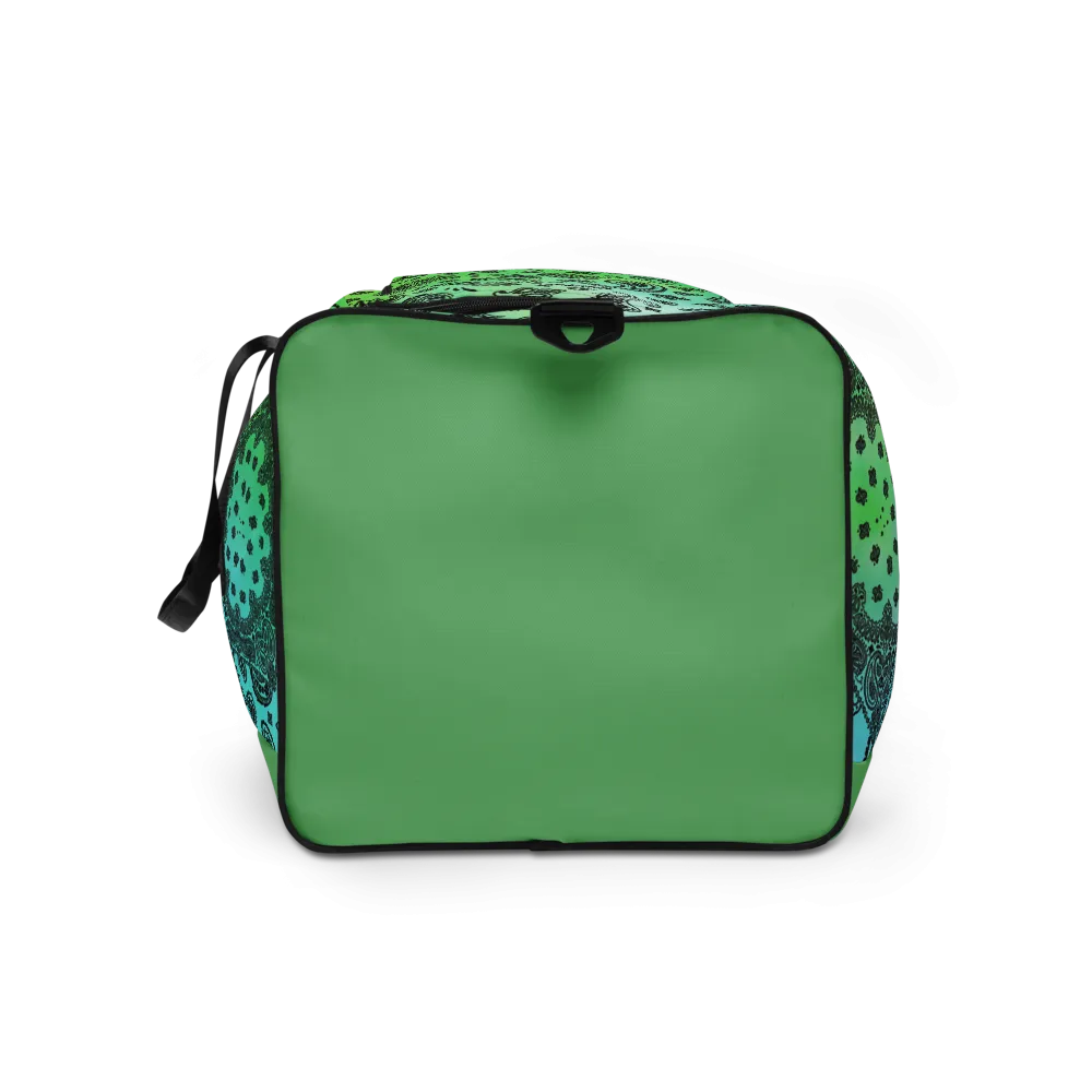 ROYAL ICONIC | OG Candy Bandana Tie Dye Paisley Cloud Dye Skate Bag Gang Gang Duffel Bag Teal Alien Eilish Retro Baseball Logo