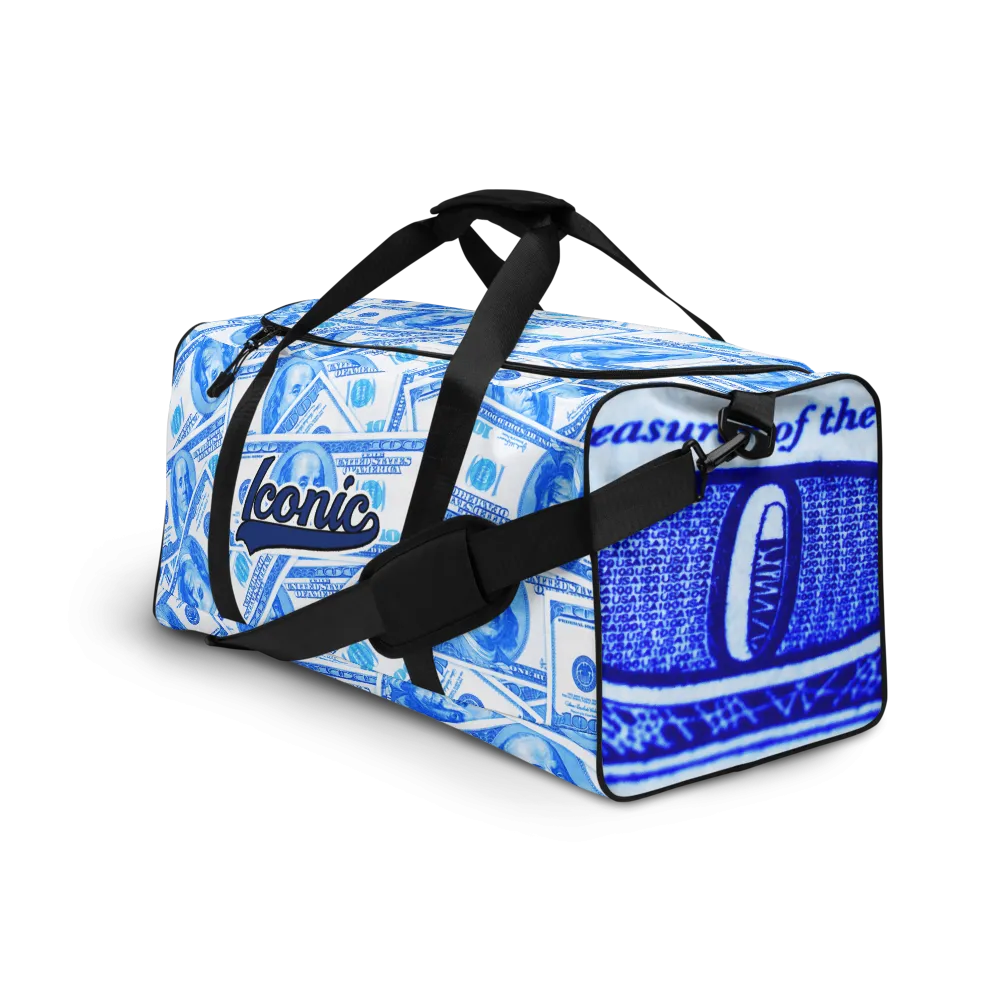 ROYAL ICONIC | The 100 Dollar Duffel Bag Nu Money Iconic MM's Workout Gym Bag GTA Guap Secure the Bag | BlueFace