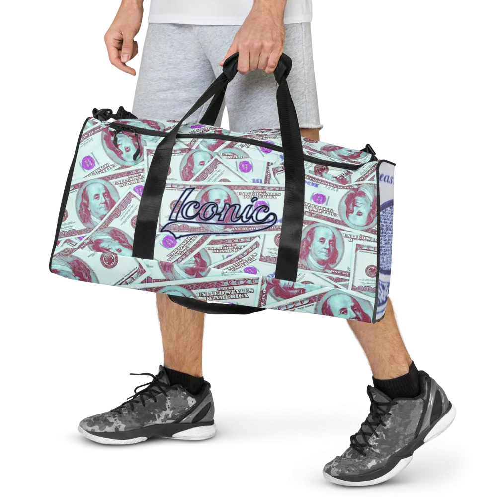 ROYAL ICONIC | The 100 Dollar Duffel Bag Nu Money Iconic MM's Workout Gym Bag GTA Guap Secure the Bag | BlueFace