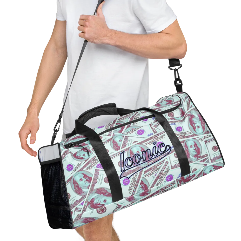 ROYAL ICONIC | The 100 Dollar Duffel Bag Nu Money Iconic MM's Workout Gym Bag GTA Guap Secure the Bag | BlueFace