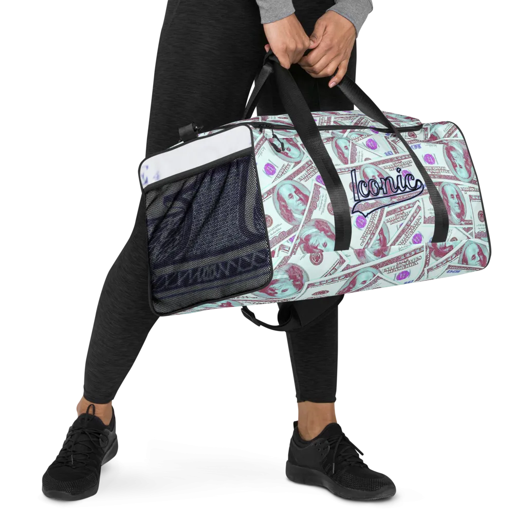 ROYAL ICONIC | The 100 Dollar Duffel Bag Nu Money Iconic MM's Workout Gym Bag GTA Guap Secure the Bag | BlueFace