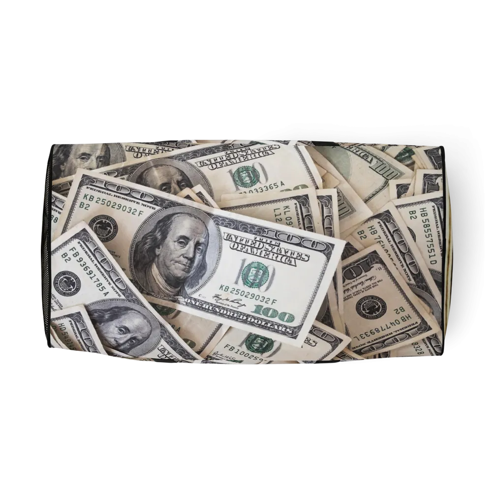 ROYAL ICONIC | The 100 Dollar Duffel Bag Nu Money Iconic MM's Workout Gym Bag GTA Guap Secure the Bag | Clean Crisp Bills