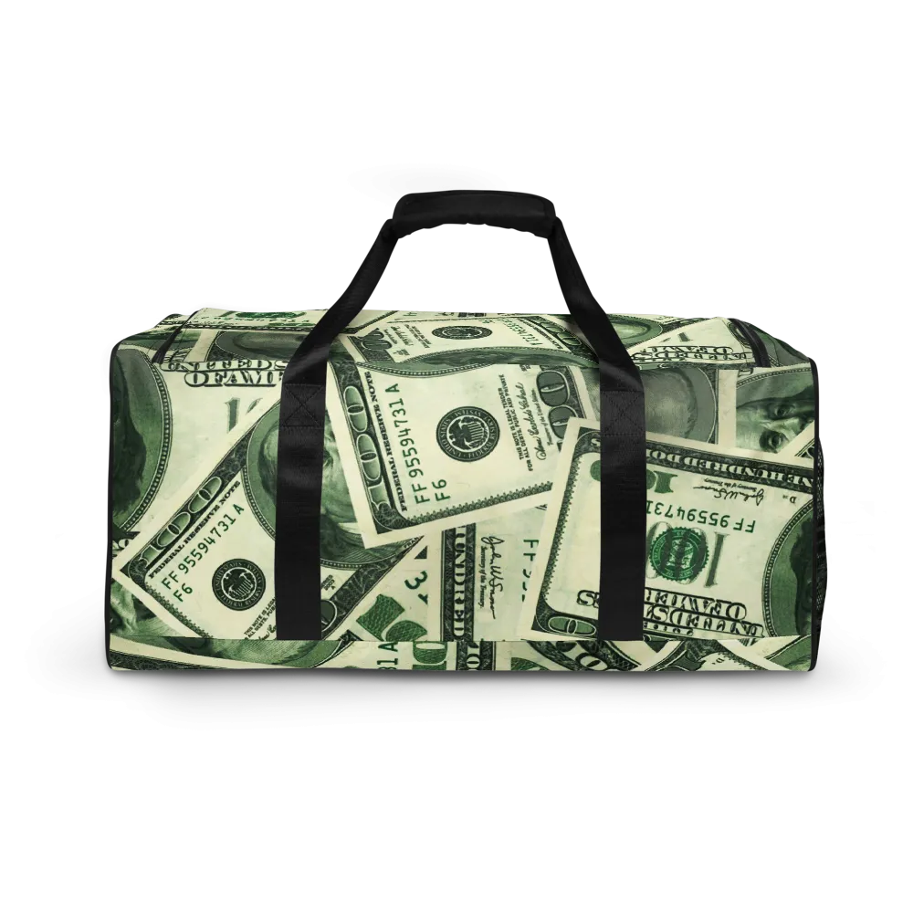 ROYAL ICONIC | The 100 Dollar Duffel Bag Nu Money Iconic MM's Workout Gym Bag GTA Guap Secure the Bag | Digital Greenbacks