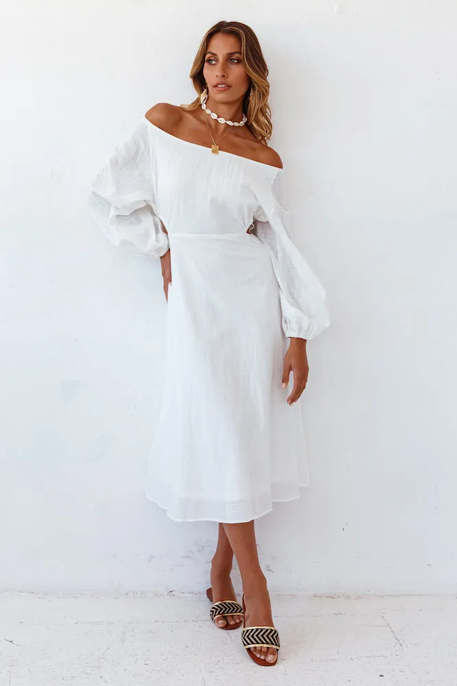 Summer Fireplace Dress White