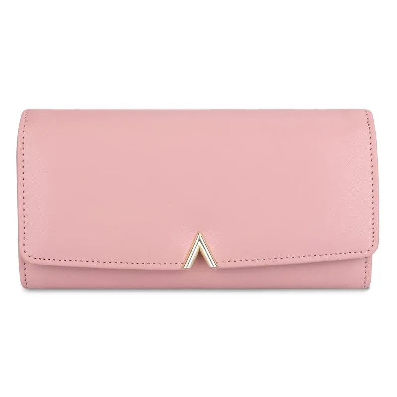 THE CLOWNFISH FashionFinesse Collection Faux Leather Bi-Fold Womens Wallet Clutch Ladies Purse with Multiple Card Slots (Dark Brown)