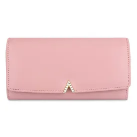THE CLOWNFISH FashionFinesse Collection Faux Leather Bi-Fold Womens Wallet Clutch Ladies Purse with Multiple Card Slots (Dark Brown)
