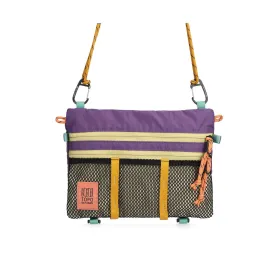 Topo Designs : Mountain Accessory Shoulder Bag : Loganberry/Bone White