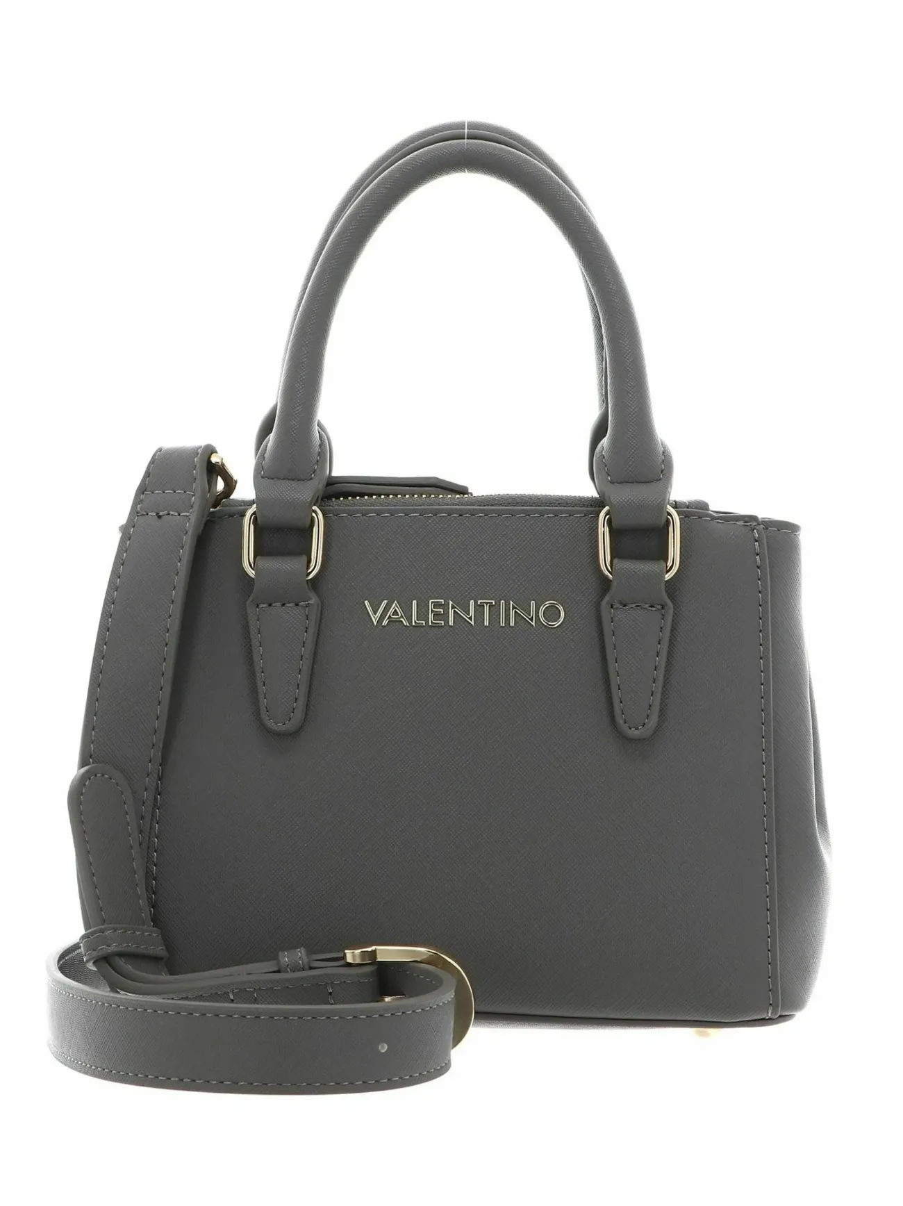Valentino Bagel Grigio Satchel Handbag