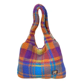 Vvsha Autumn Feels Plaid Tote Bag